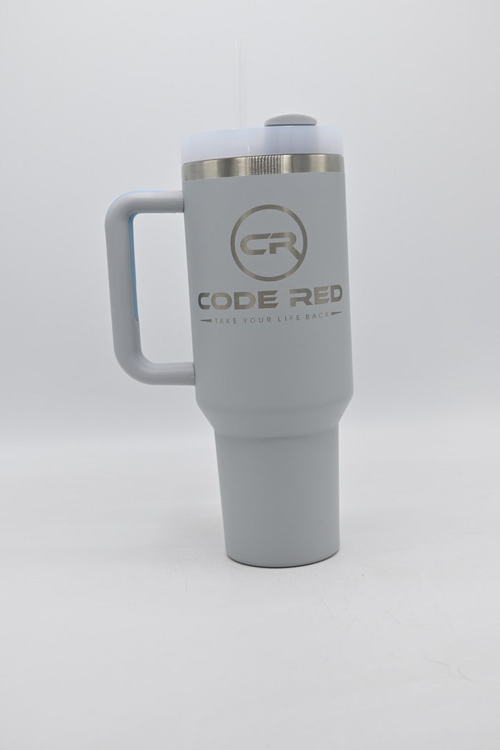 40 oz Code Red Tumbler