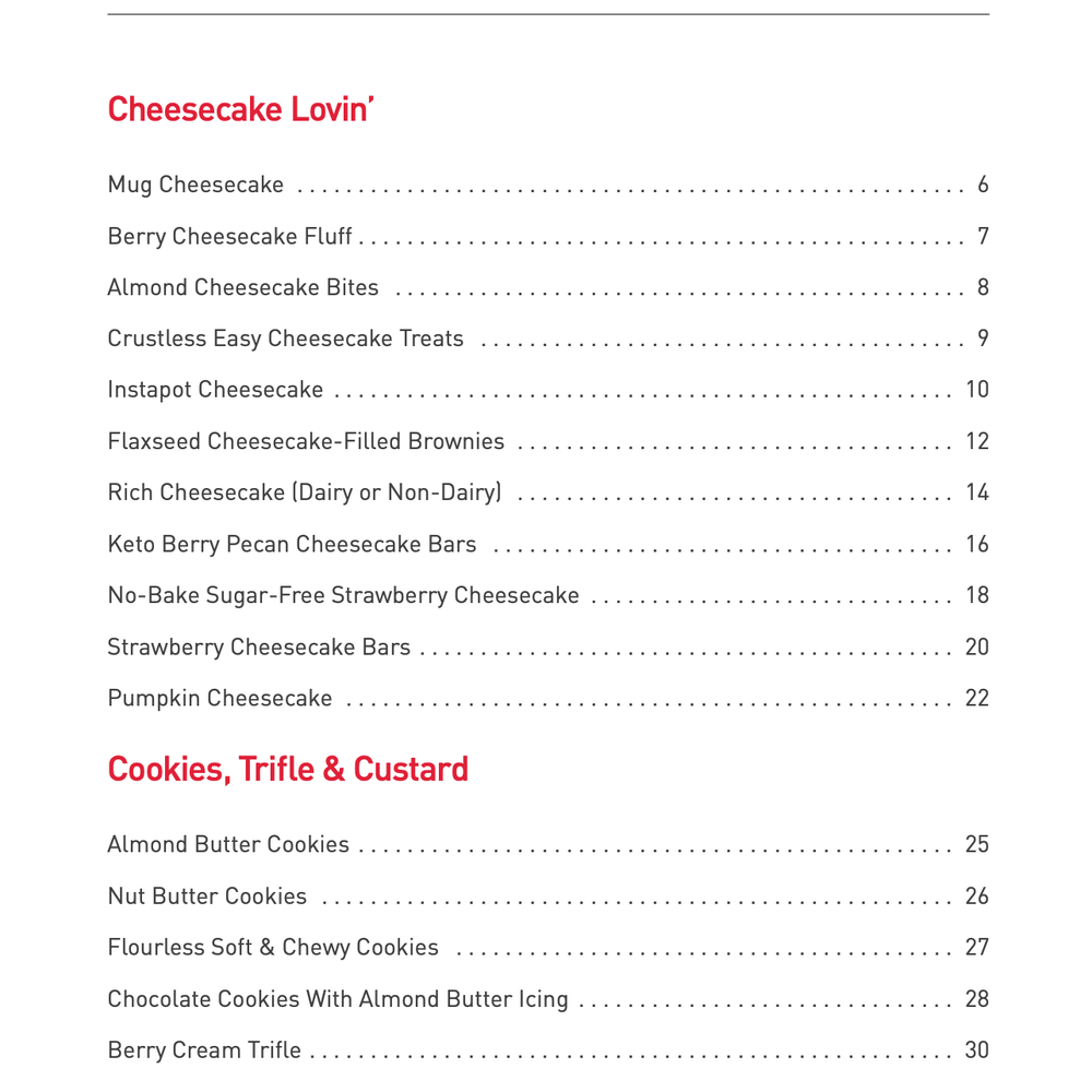 
                      
                        Meat Lovers AND Code Red Approved Desserts Cookbooks
                      
                    