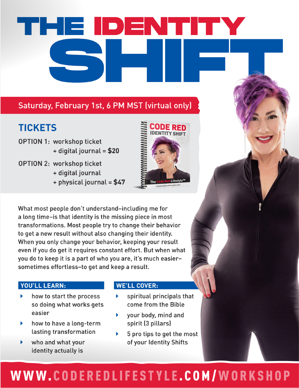 THE IDENTITY SHIFT - two options February 1, 2025, 6PM MST