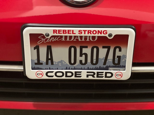 
                  
                    Code Red License Plate Frame
                  
                